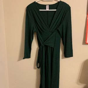 Dark Green Dress